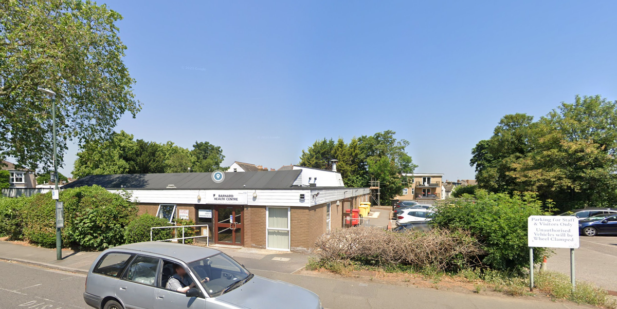 Barnard Health Centre on Granville Road (Google street view)