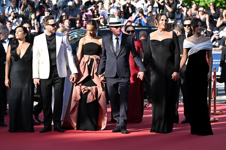 L'arrivée du casting « Emilia Pérez »  sur le tapis rouge