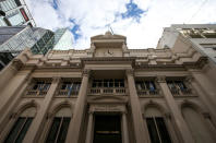 Argentina's Central Bank facade, in Buenos Aires, Argentina March 26, 2019. REUTERS/Agustin Marcarian