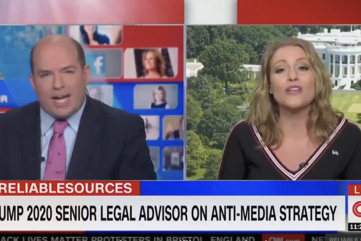 CNN anchor Brian Stelter and Trump lawyer Jenna Ellis argue about accusations of 'fake news': CNN
