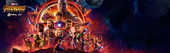 The Avengers: Infinity War poster.