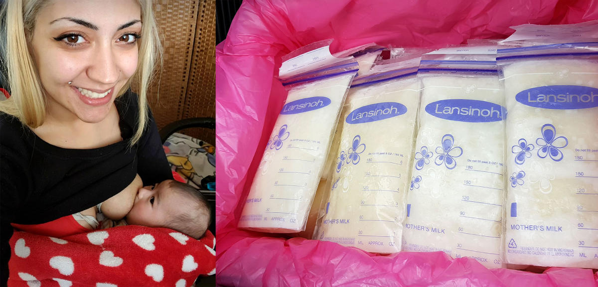Rafaela Lamprou Xxx - Mum is making thousands selling her breast milk to men