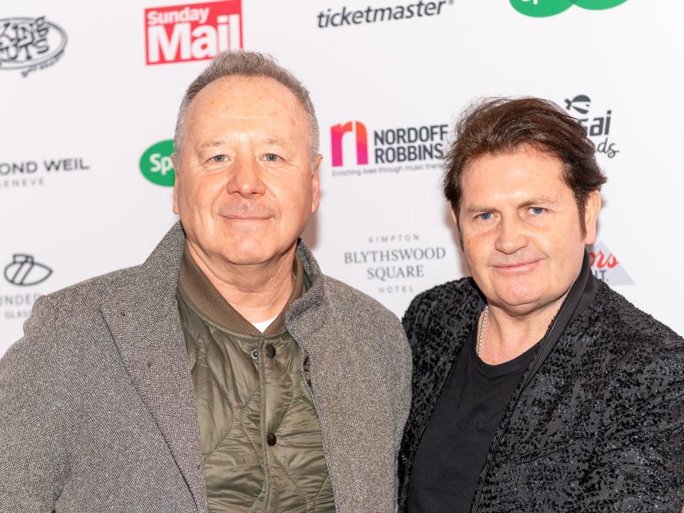 Jim Kerr and Charlie Burchill of Simple Minds