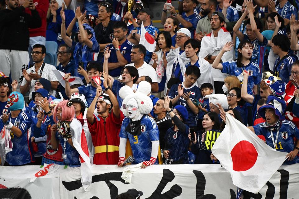 Hinchas de Japón, Qatar