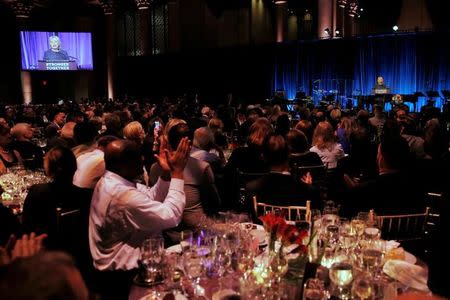 U.S. Democratic presidential candidate Hillary Clinton speaks at a LBGT for Hillary Gala at Cipriani in New York, New York, United States September 9, 2016. REUTERS/Brian Snyder