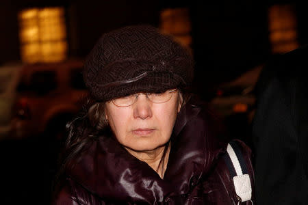 Art dealer Glafira Rosales leaves the Manhattan Federal Courthouse in New York City, U.S., January 31, 2017. REUTERS/Brendan McDermid