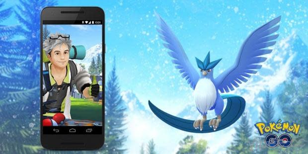《Pokémon GO》「田野調查」的傳說寶可夢又要換角囉！，「急凍鳥」自 6 月 2 日起登場
