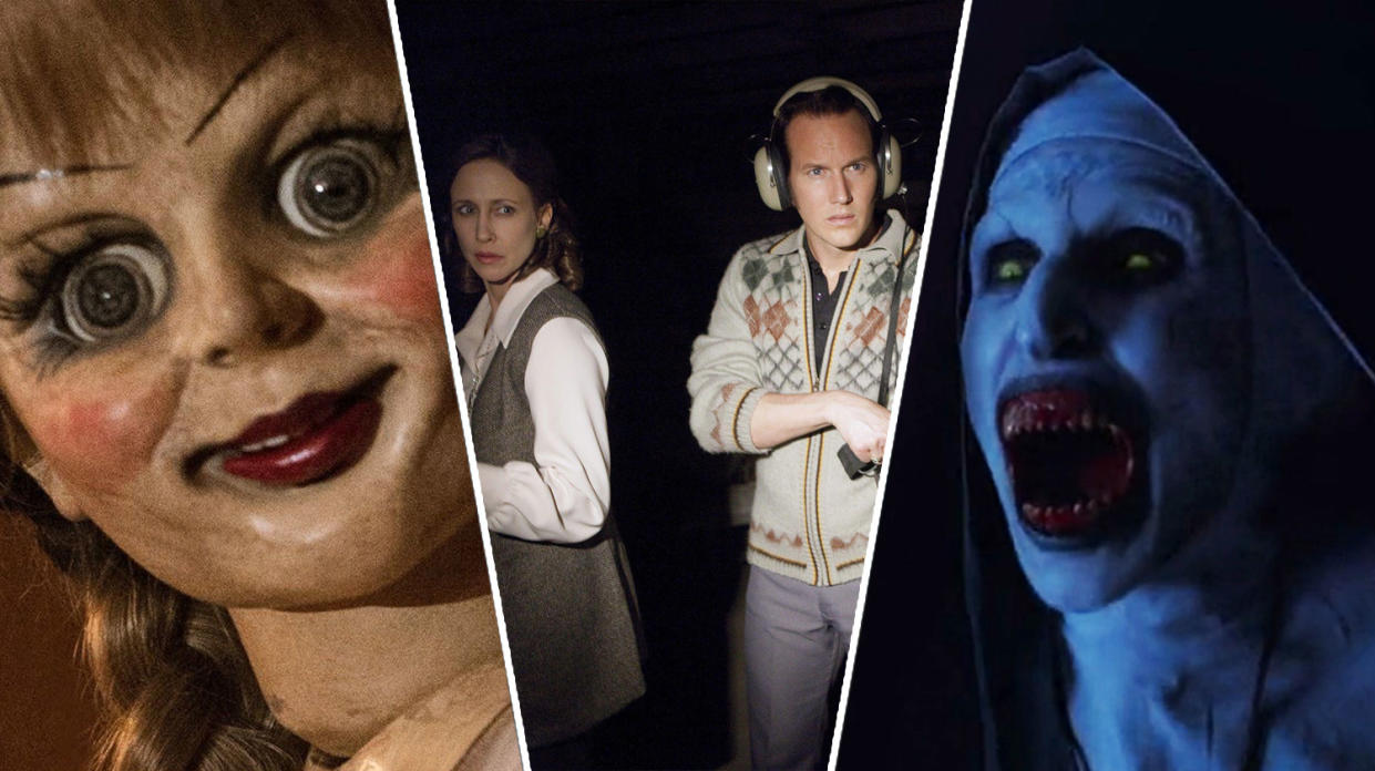 The Conjuring Universe timeline is a little complicated, with movies set in different periods that often don't match the release order (Warner Bros./Blumhouse)