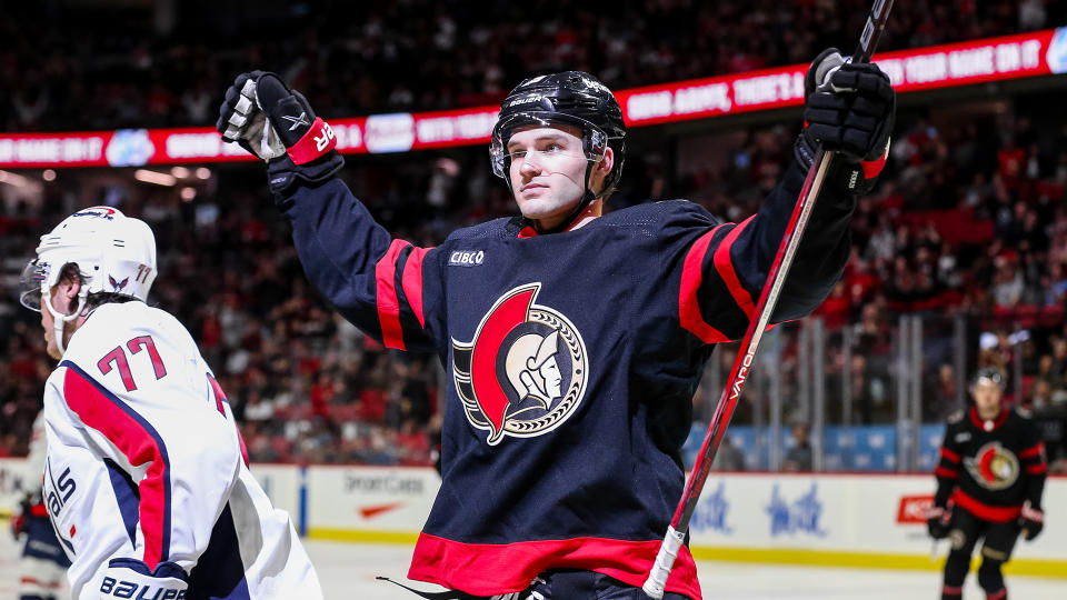 Josh Norris made an immediate impact in his return to the Senators. (Photo by Chris Tanouye/Freestyle Photography/Getty Images)