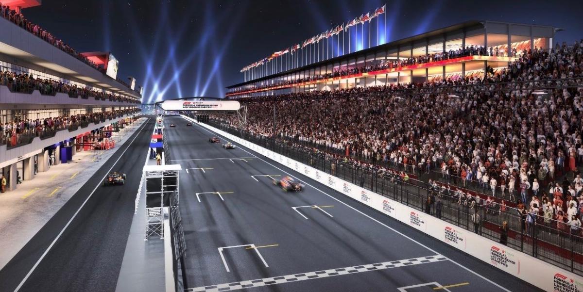 Latest EyePopping Renderings of F1 Las Vegas Grand Prix Circuit