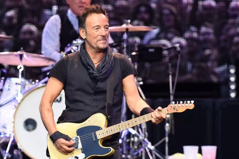 Bruce Springsteen on stage