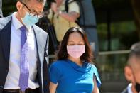 Huawei Technologies Chief Financial Officer Meng leaves court hearing in Vancouver, BC