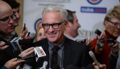 Joe Maddon was a hit at the Cubs Convention in January. (AP)