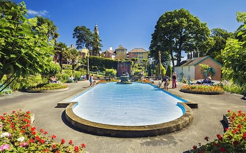 Portmeirion, a fantasy village dating back to 1925 - Credit: AP