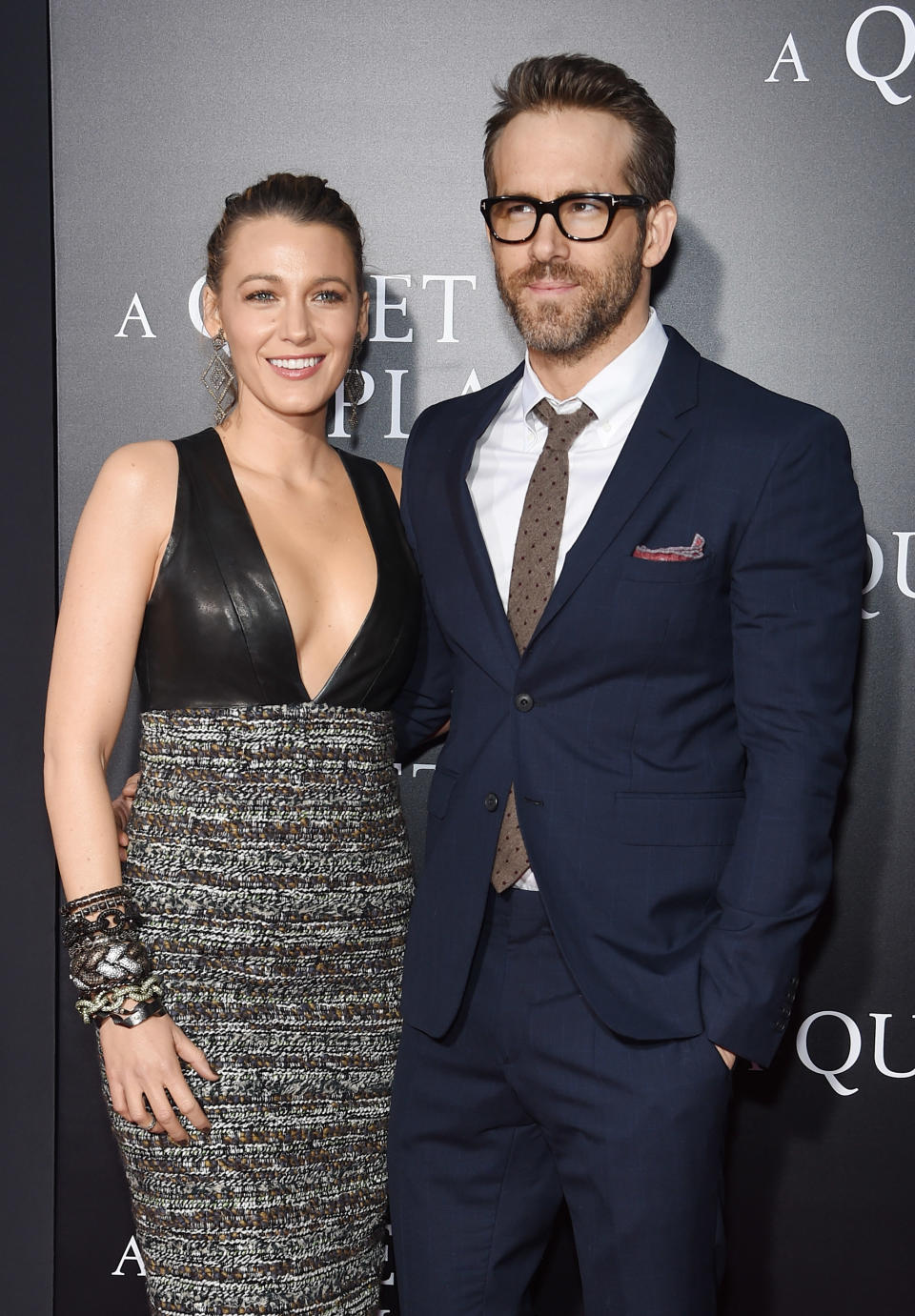 The couple attended the premiere of “A Quiet Place” Monday night. ((Photo: Jamie McCarthy/Getty Images)