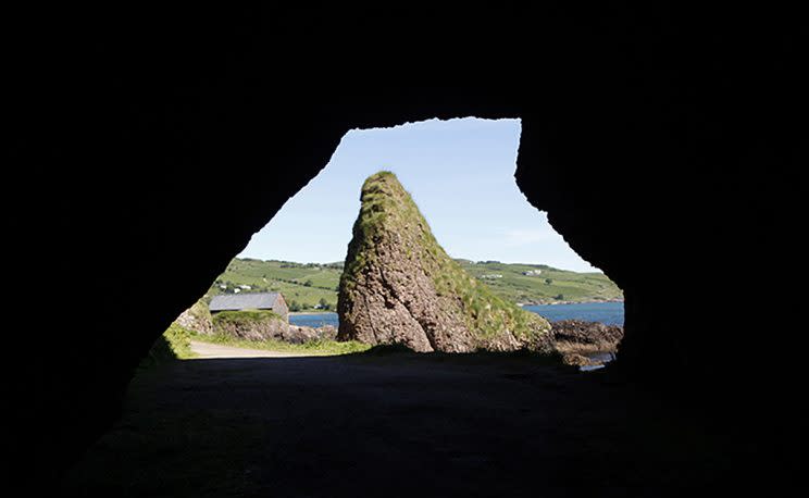 Cushendun Caves in Northern Ireland (Photo: AP Photo/Peter Morrison)