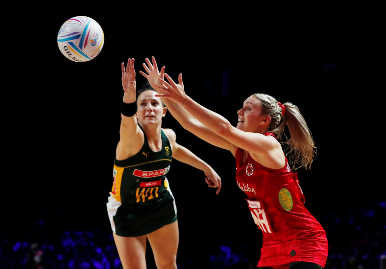 England captain Nat Haythornthwaite won her 50th cap as the Vitality Roses beat South Africa to bronze REUTERS/Lee Smith