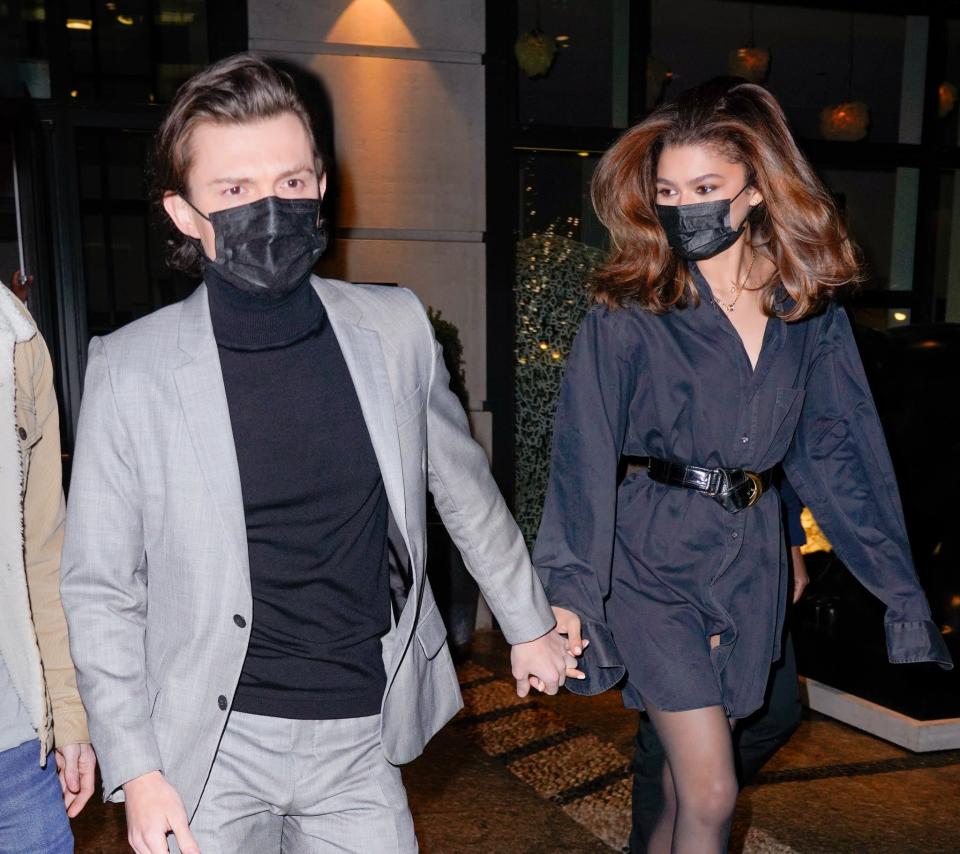 <p>The couple seem to be getting more comfortable with giving us glimpses of their romance. In addition to <a href="https://www.popsugar.com/celebrity/zendaya-tom-holland-wear-matching-hockey-jerseys-48723248" class="link " rel="nofollow noopener" target="_blank" data-ylk="slk:their date nights">their date nights</a> and <a href="https://www.popsugar.com/celebrity/tom-holland-stops-interview-for-zendaya-video-48649582" class="link " rel="nofollow noopener" target="_blank" data-ylk="slk:red carpet appearances">red carpet appearances</a>, <a class="link " href="https://www.popsugar.com/Zendaya" rel="nofollow noopener" target="_blank" data-ylk="slk:Zendaya">Zendaya</a> and Holland frequently shout each other out on social media. For Holland's 26th birthday in June, <a class="link " href="https://www.popsugar.com/Zendaya" rel="nofollow noopener" target="_blank" data-ylk="slk:Zendaya">Zendaya</a> shared <a href="https://www.popsugar.com/celebrity/zendaya-tom-holland-26th-birthday-instagram-post-48843776" class="link " rel="nofollow noopener" target="_blank" data-ylk="slk:a sweet tribute">a sweet tribute</a> that included a candid black-and-white photo of the two. "Happiest of birthdays to the one who makes me the happiest," Zendaya captioned it.</p>