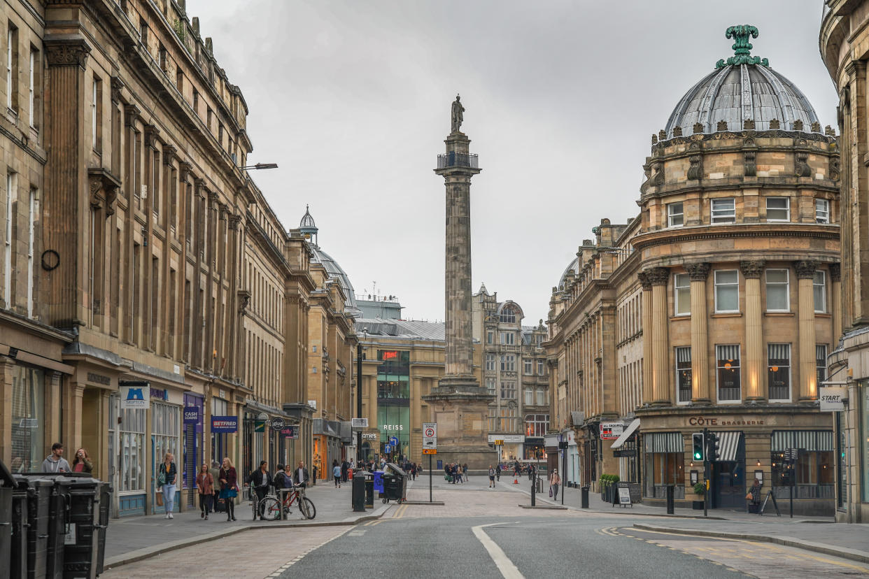 A view of Grey's Monument in the city of Newcastle, UK. Photo: Richard Gray/EMPICS Entertainment