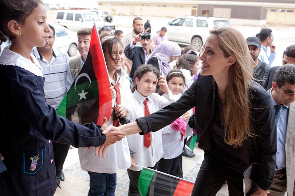 Angelina Jolie Libya