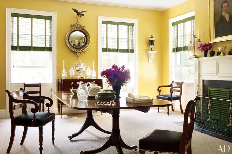 Yellow Dining Room Inspiration