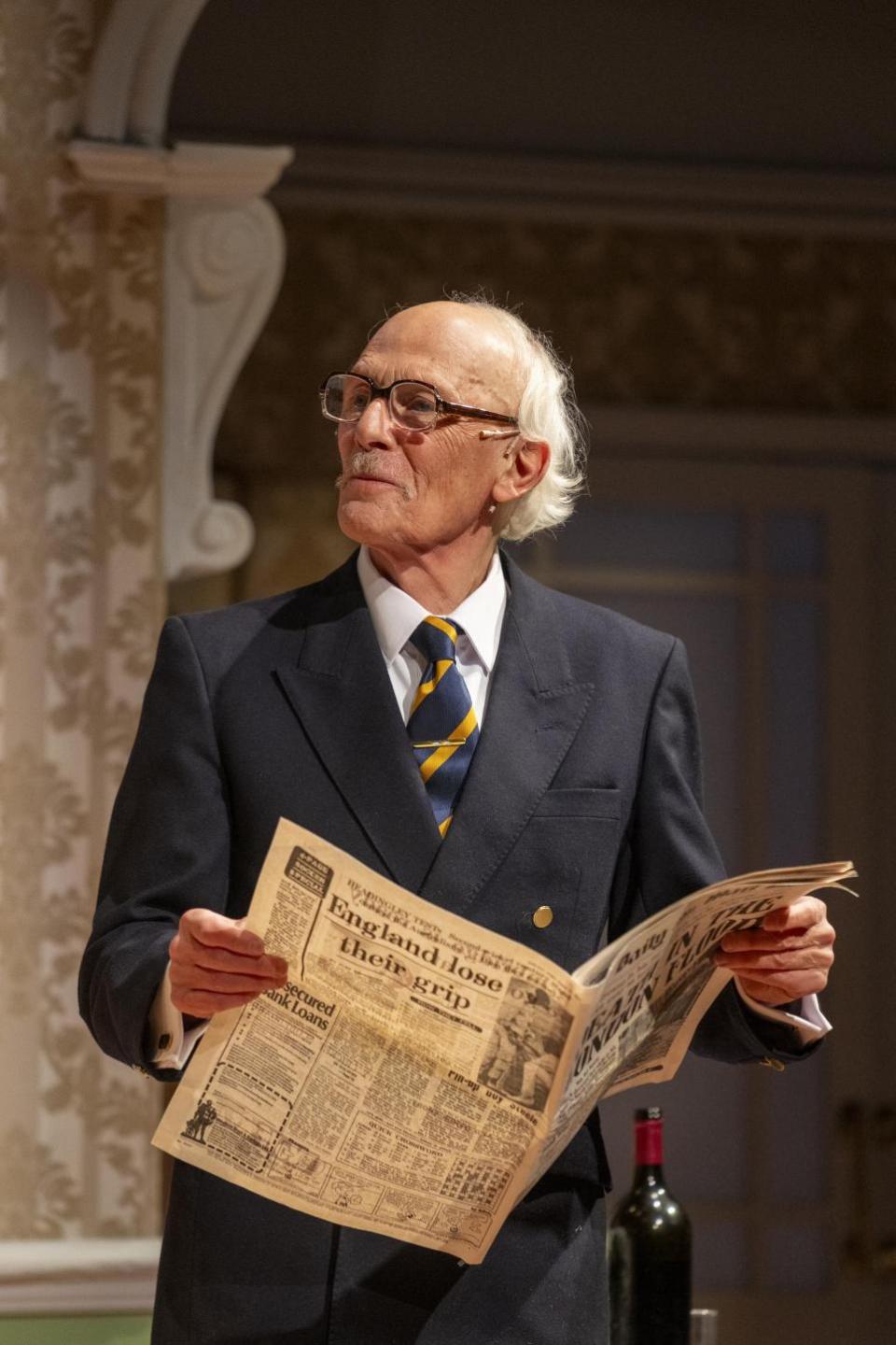 News Shopper: It was great to see Paul Nicholas take to the role of the fumbling Major, giving a comical and animated performance.