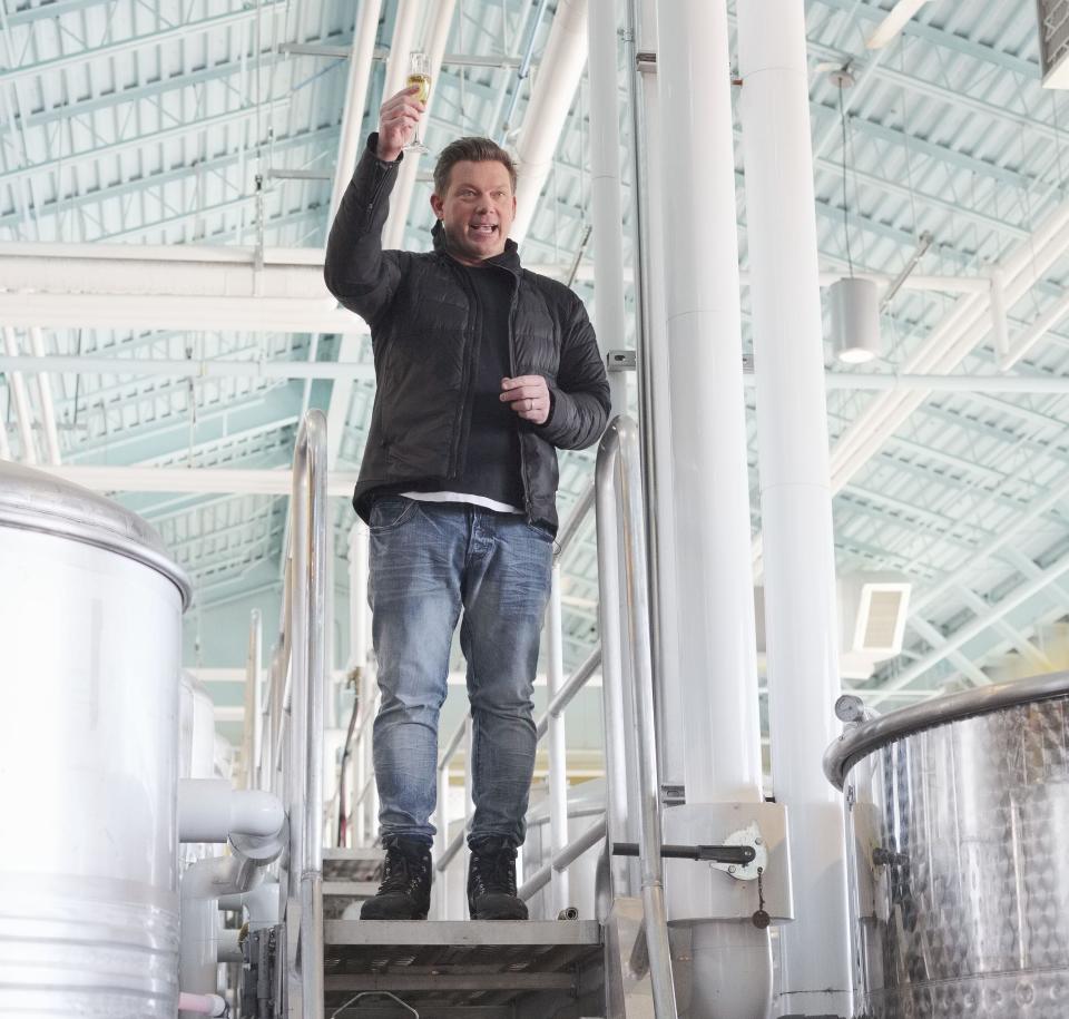 Tyler Florence, the star chef and host of the Food Network's "Great Food Truck Race"  back in 2019.