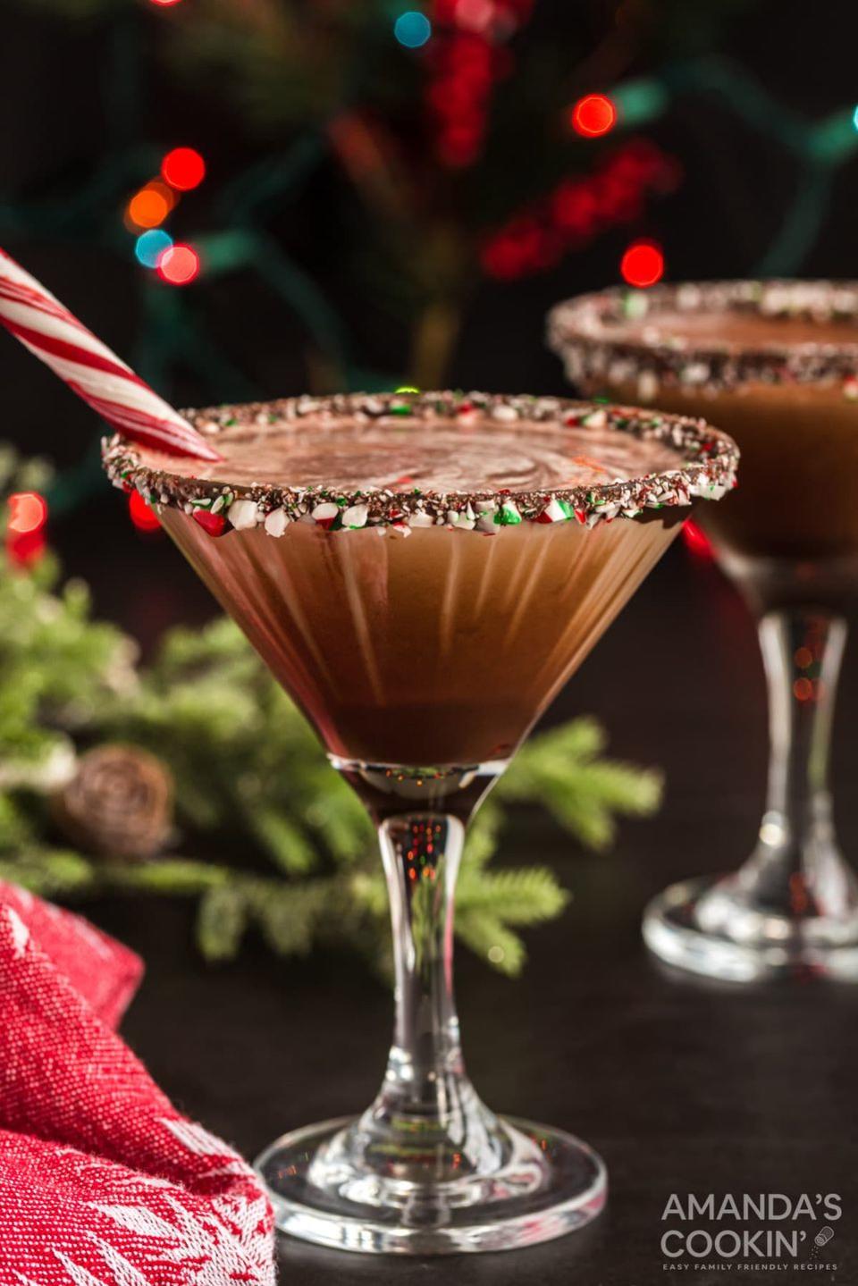 Chocolate Peppermint Martini