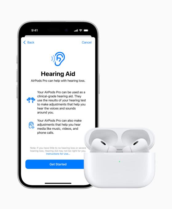 Apple hearing aid