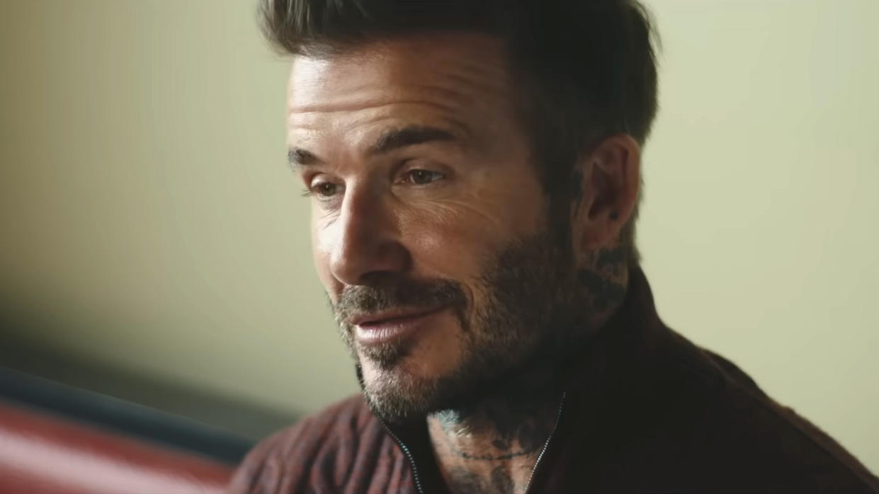 David Beckham speaks about the most difficult moment of his career in the new documentary 99. (Prime Video)
