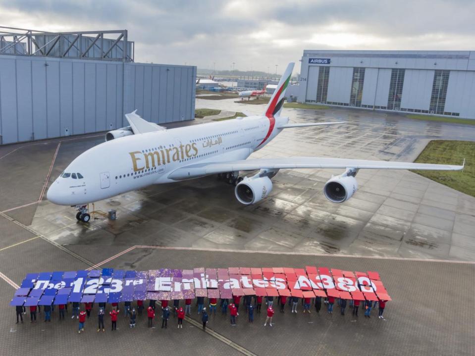 Final Airbus A380 to Emirates