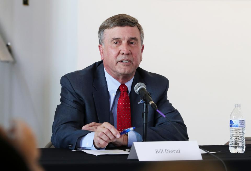 Jeffersontown Mayor Bill Dieruf is seeking the Republican nomination in the Louisville mayor race.