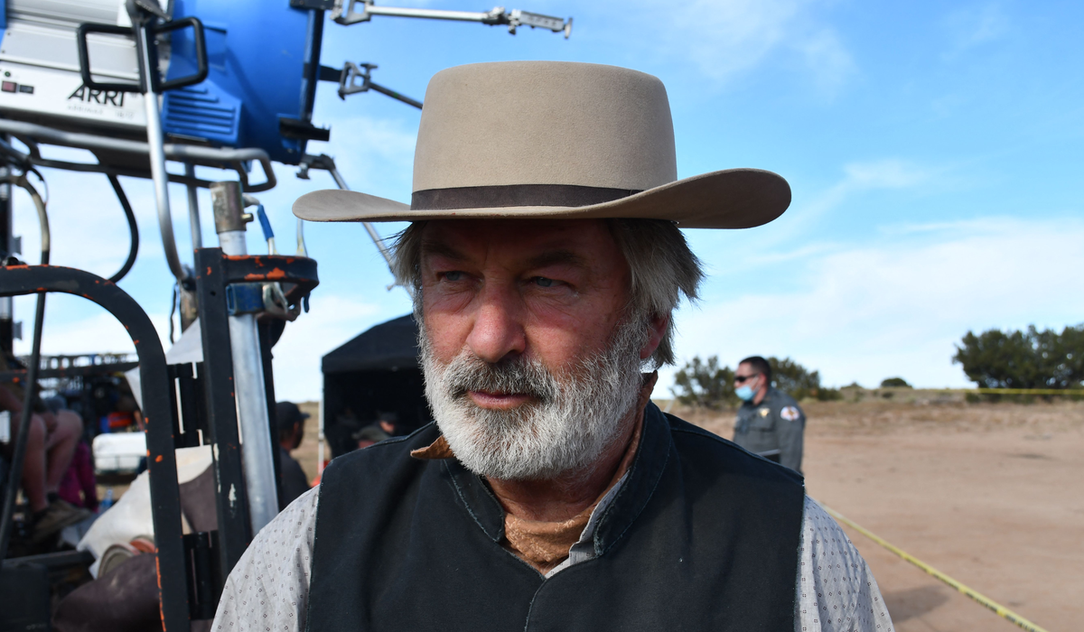 Alec Baldwin on the set of Rust (Santa Fe County Sheriff's Office)