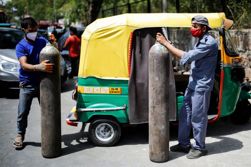 FILE PHOTO: The coronavirus disease (COVID-19) outbreak, in New Delhi