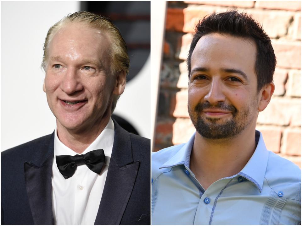 Bill Maher Lin-Manuel Miranda (Shutterstock)