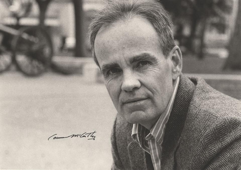 Late author Cormac McCarthy's papers reside in the Wittliff Collections at Texas State University. Archive co-founder and author Bill Wittliff, a gifted photographer, took this portrait.