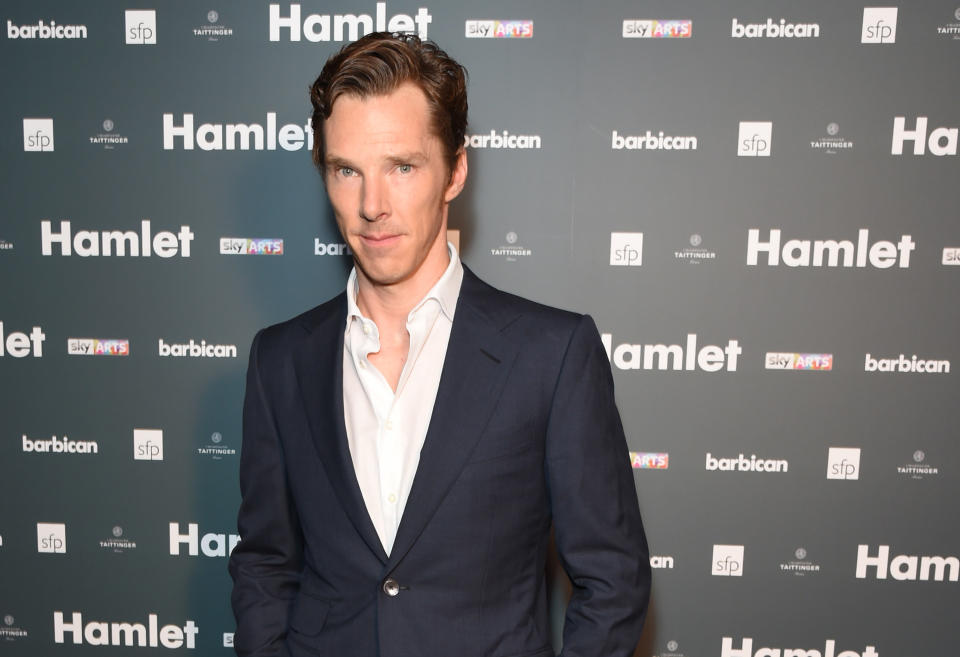 Benedict Cumberbatch attends an after party following the press night performance of 