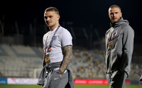 Kieran Trippier may replace Kyle Walker at right-back - Credit: PA