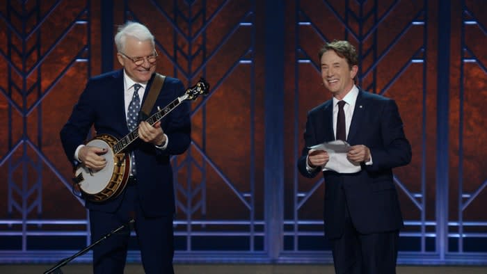 Steve Martin and Martin Short's new Netflix special is a welcome showbiz throwback. (Photo: Netflix)