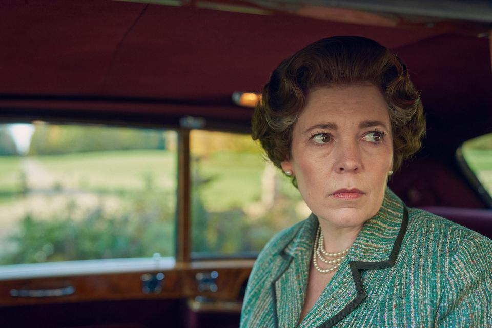 Queen Elizabeth II (Olivia Colman) in Season 4 of "The Crown."