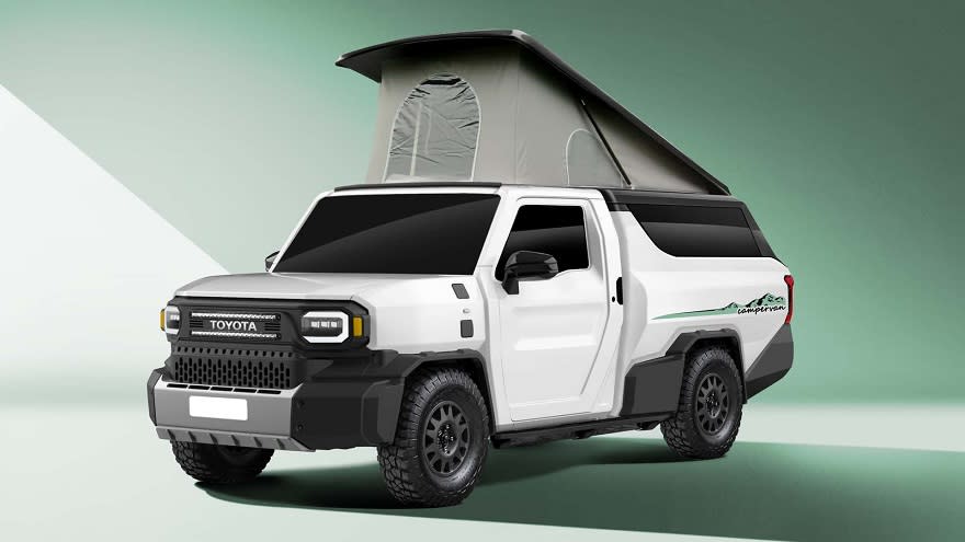 La camioneta Toyota se adaptará a diferentes usos.