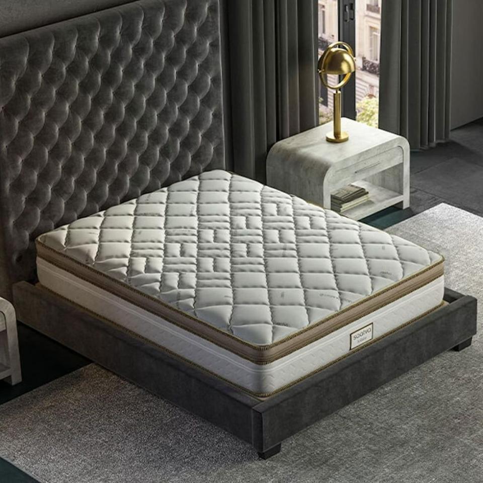 <p><a href="https://go.redirectingat.com?id=74968X1596630&url=https%3A%2F%2Fwww.saatva.com%2Fmattresses%2Fsolaire%3Fcoupon%3Dfrifvwdywrnmluog&sref=https%3A%2F%2F" rel="nofollow noopener" target="_blank" data-ylk="slk:Shop Now;elm:context_link;itc:0;sec:content-canvas" class="link ">Shop Now</a></p><p>Saatva Solaire Adjustable Firmness Mattress</p><p>$2996.00</p>