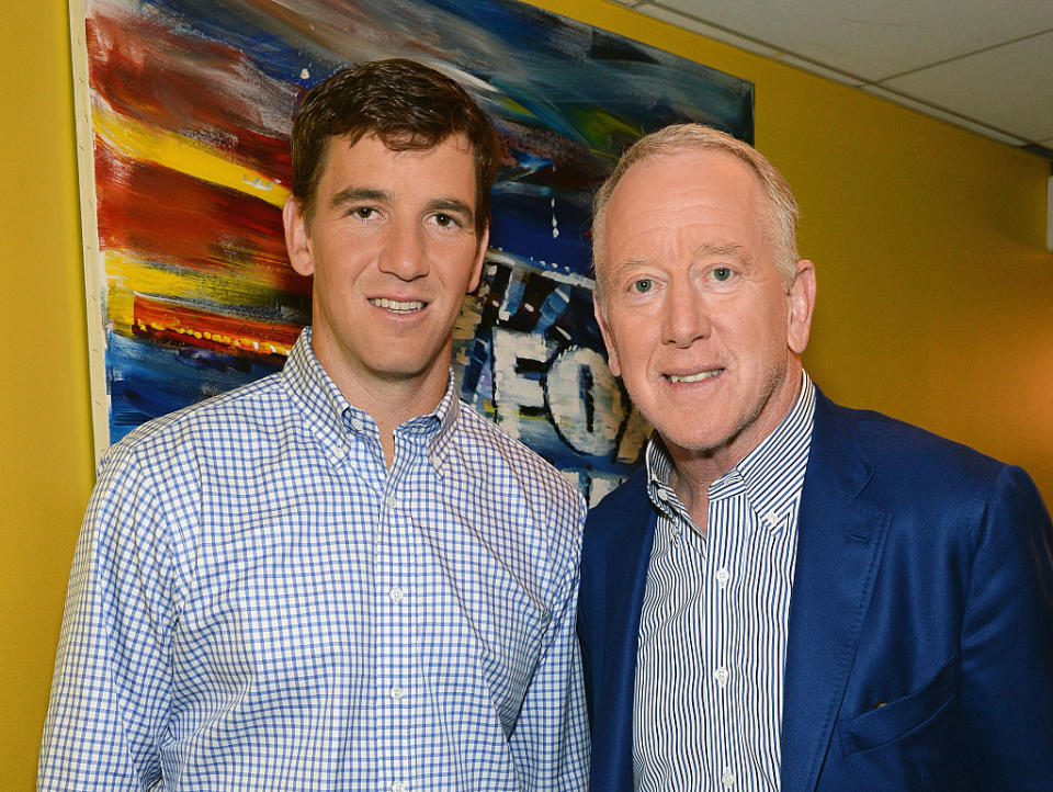 Eli and Archie Manning. (Getty)