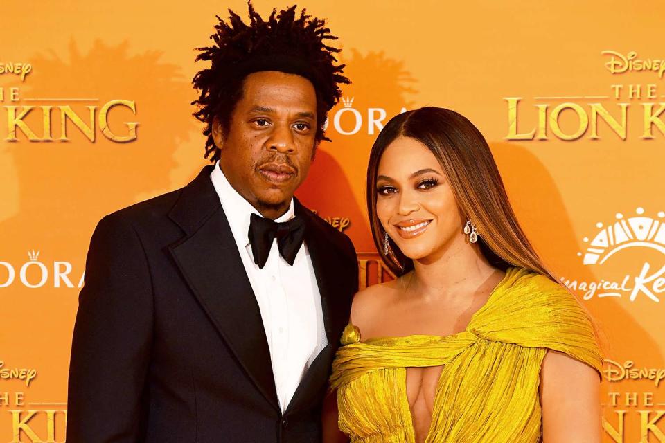 <p>Ian West/PA Images/Getty </p> Jay-Z and Beyoncé