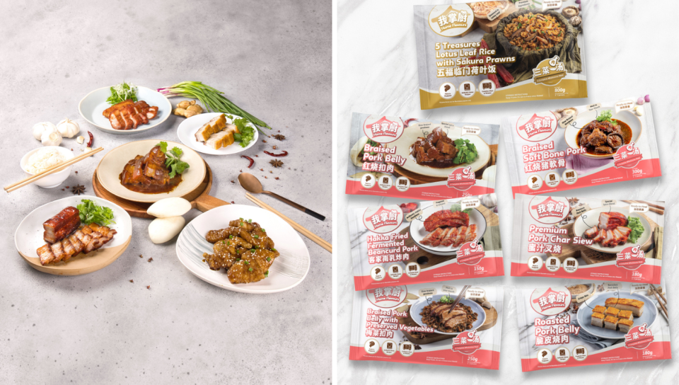 Home Flavours feature ready-to-heat food for easy meal prep