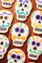 <p>October 31st also marks the start of Day of the Dead—celebrate with these colorful skull cookies.</p><p>Get the recipe from <a href="https://www.delish.com/holiday-recipes/halloween/a29005020/day-of-the-dead-cookies-recipe/" rel="nofollow noopener" target="_blank" data-ylk="slk:Delish" class="link ">Delish</a>.</p>
