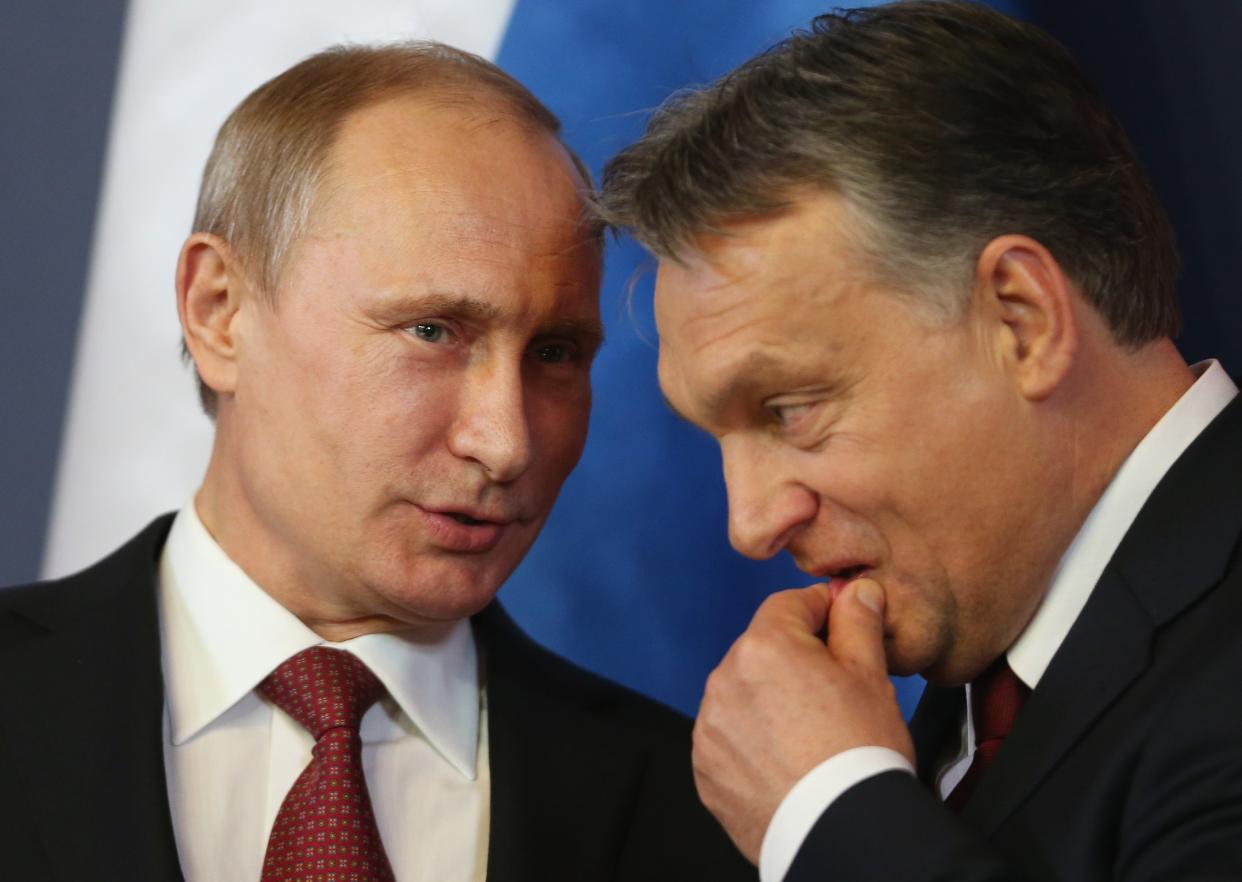 Hungarian prime minister Viktor Orban has maintained a relationship with Vladimir Putin and Moscow (Getty)