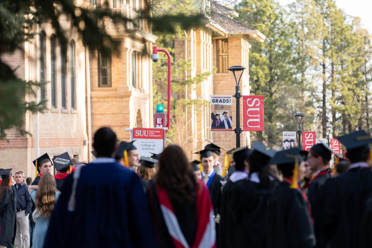 Southern Utah University's 2023 graduating class was awarded with more than 2,400 degrees on Friday.