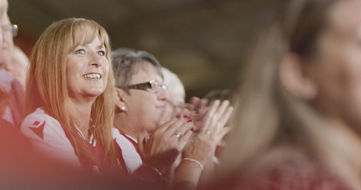 Annette Gardner calls herself a “happy clapper” and is a dedicated Wrexham AFC fan featured on FX's "Welcome to Wrexham" docuseries.