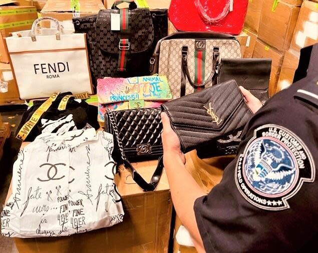 CBP officers seize $30 million worth of counterfeit goods. / Credit: U.S. Customs and Border Protection